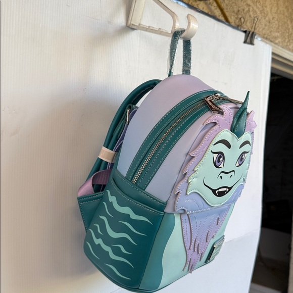 BRAND NEW Loungefly Disney Raya & the Last Dragon Sisu Mini Backpack Purse Bag - Picture 4 of 7